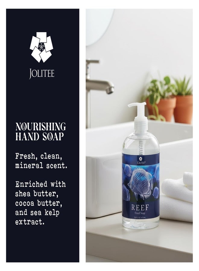 Jolitee Reef Luxury Shea and Cocoa Butter with Sea Kelp Extract 16oz (Hand Soap) - Image 4